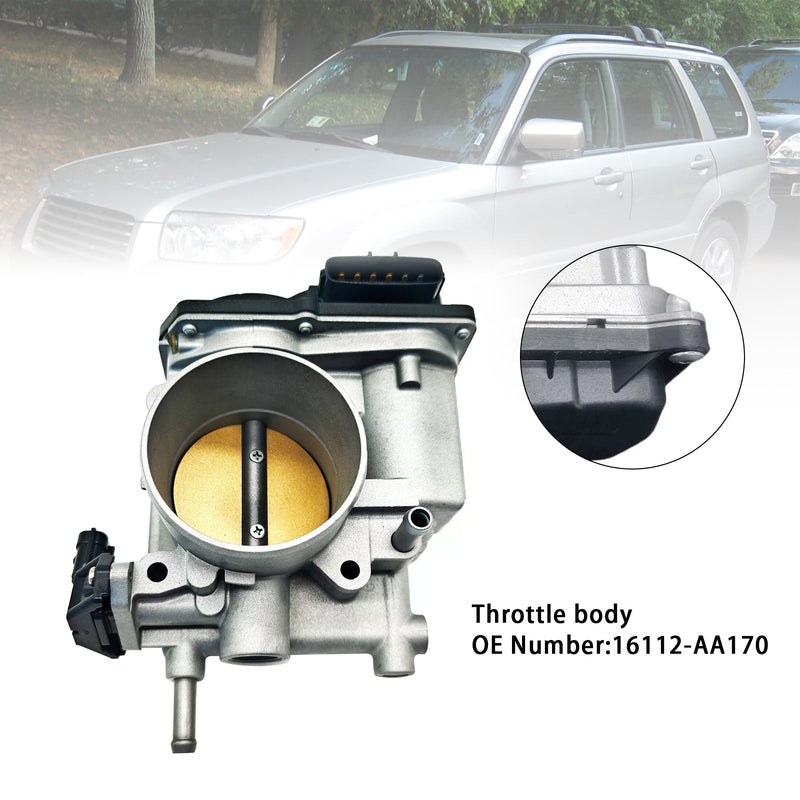 Throttle Body 16112-AA170 For 06-07 Impreza WRX 06-08 Forester XT 2.5T