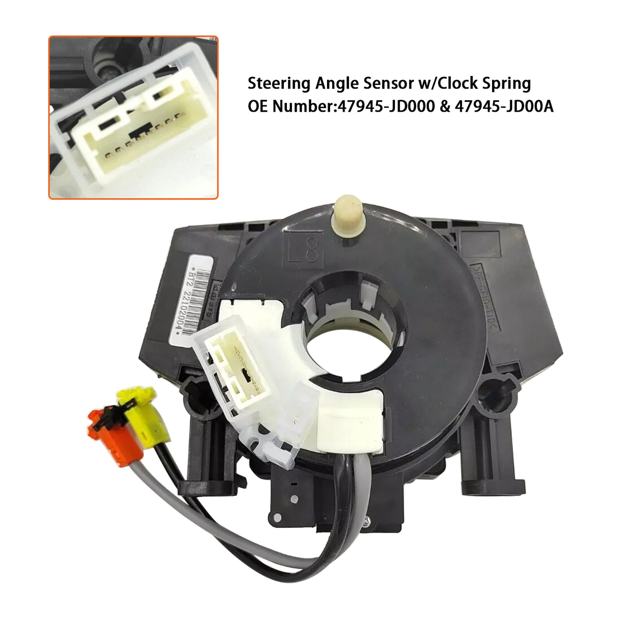 Nissan Qashqai J10 2006-2013 47945-JD000 Steering Angle Sensor w/Clock Spring