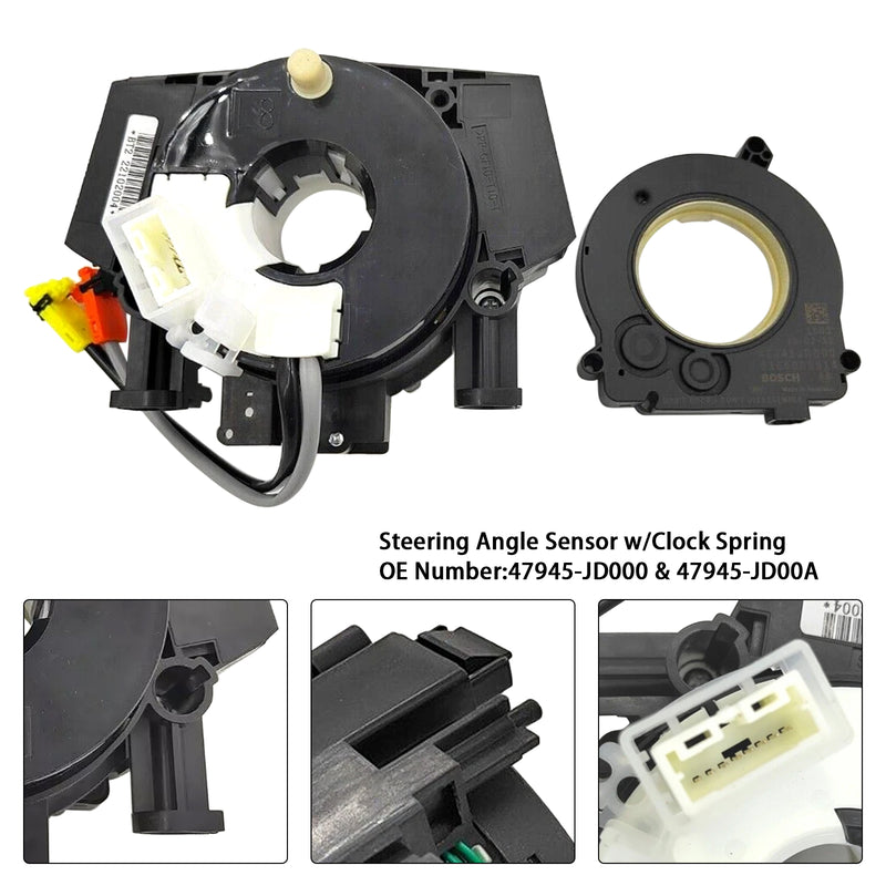 Nissan Qashqai J10 2006-2013 47945-JD000 Steering Angle Sensor w/Clock Spring