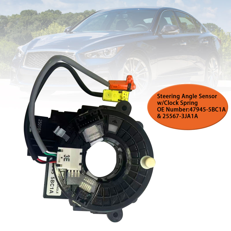 2015-2019 Infiniti Q50 Q60 QX80 Armada 47945-5BC1A Steering Angle Sensor Assembly