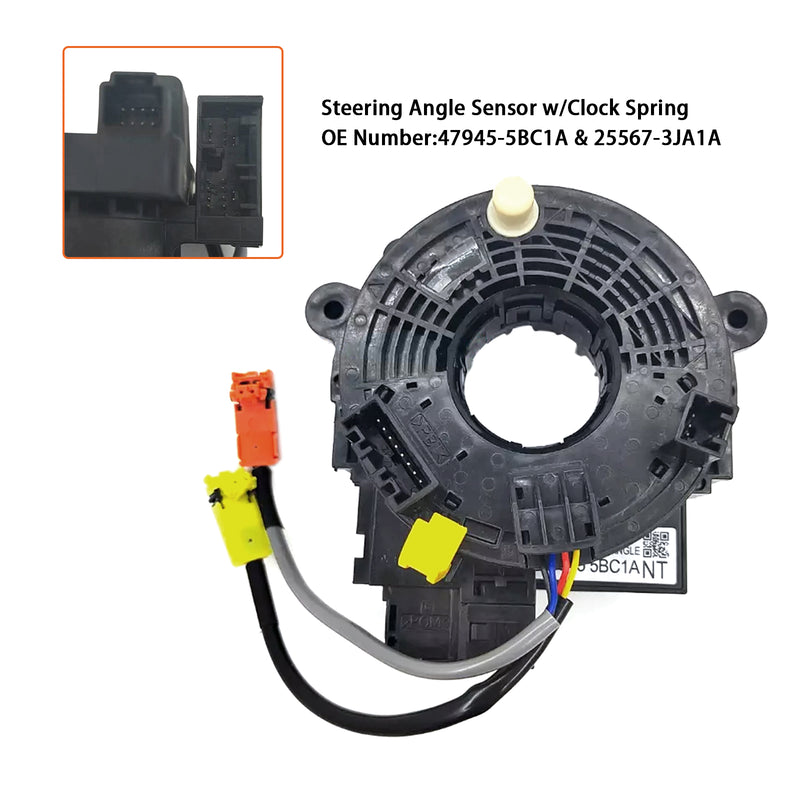 2015-2019 Infiniti Q50 Q60 QX80 Armada 47945-5BC1A Steering Angle Sensor Assembly