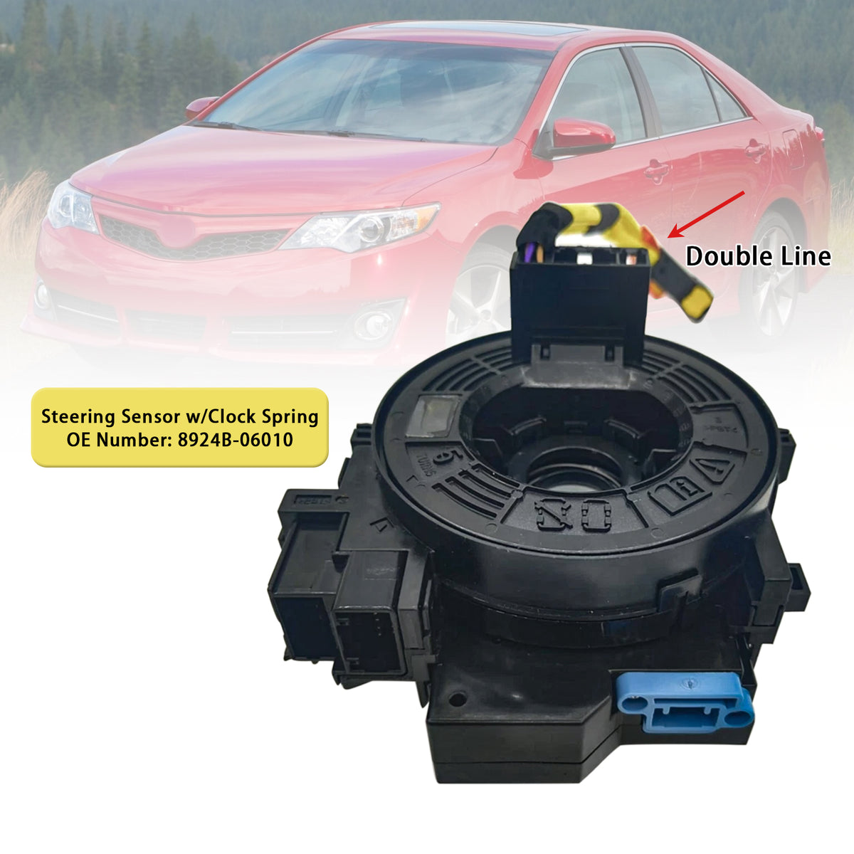 2012-2014 Camry 2013-2016 Avalon Steering Sensor 8924B-06010 w/Clock Spring