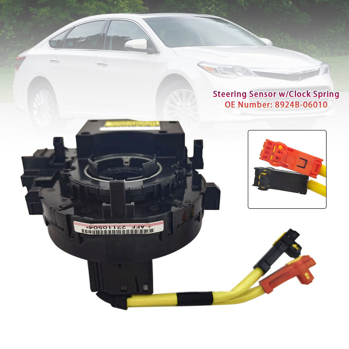 2012-2014 Camry 2013-2016 Avalon Steering Sensor 8924B-06010 w/Clock Spring