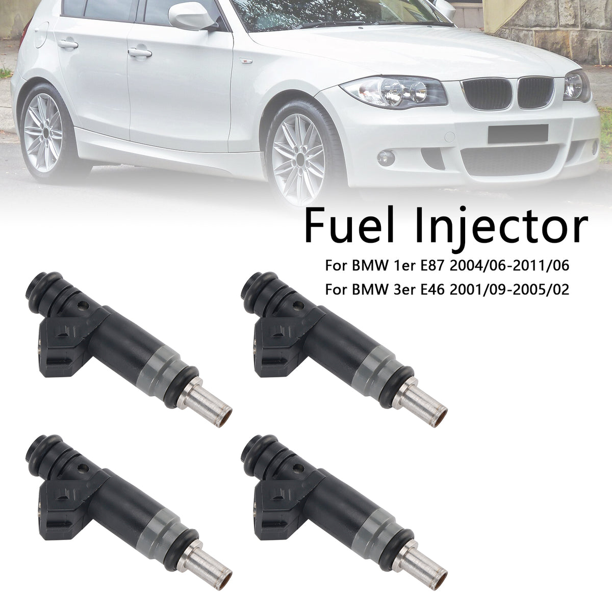 BMW 116i 120i 316i 318i 320i X3 Z4 7506158 4PCS Fuel Injector 13537506158