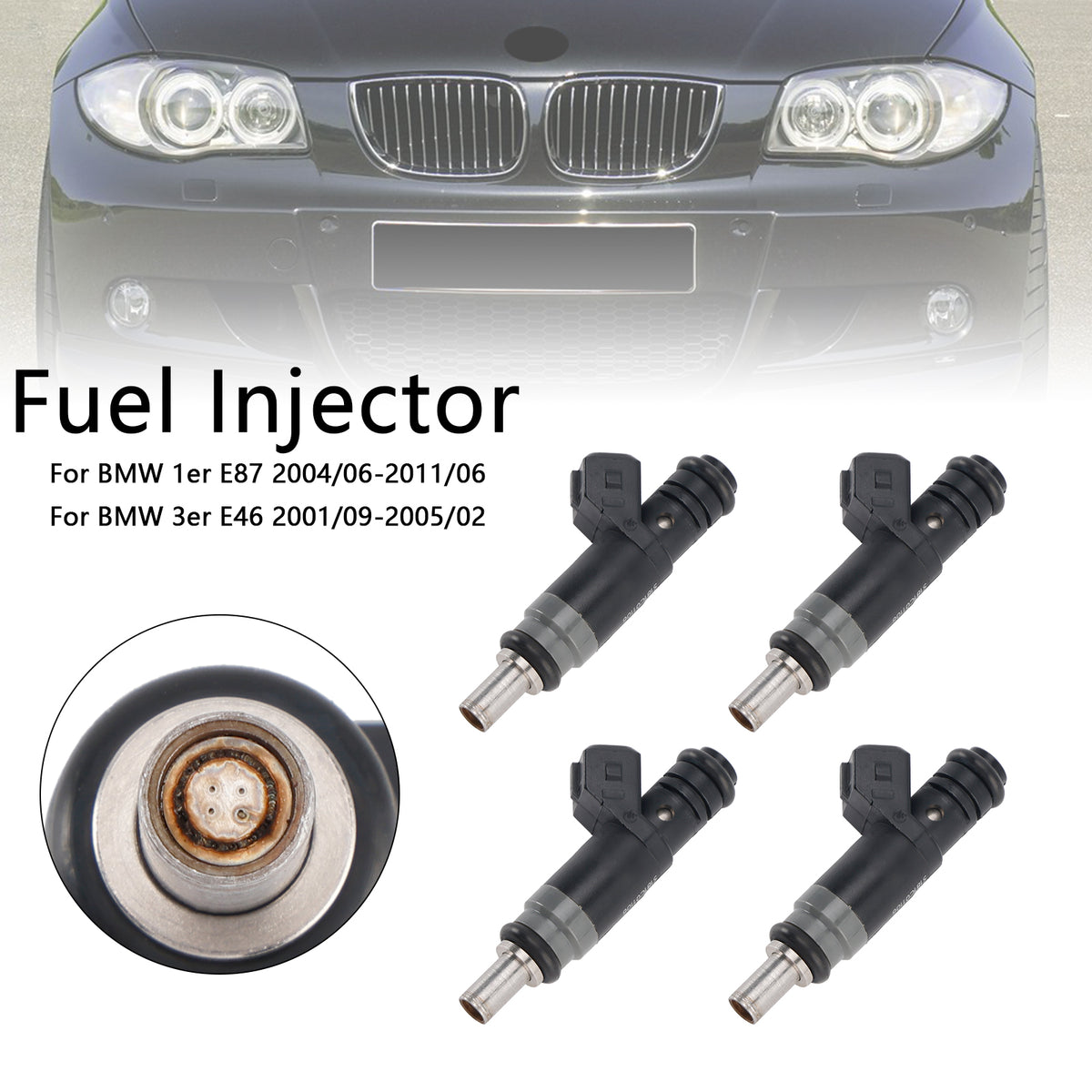 BMW 116i 120i 316i 318i 320i X3 Z4 7506158 4PCS Fuel Injector 13537506158