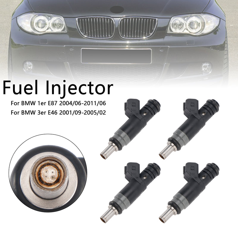 BMW 116i 120i 316i 318i 320i X3 Z4 7506158 4PCS Fuel Injector 13537506158