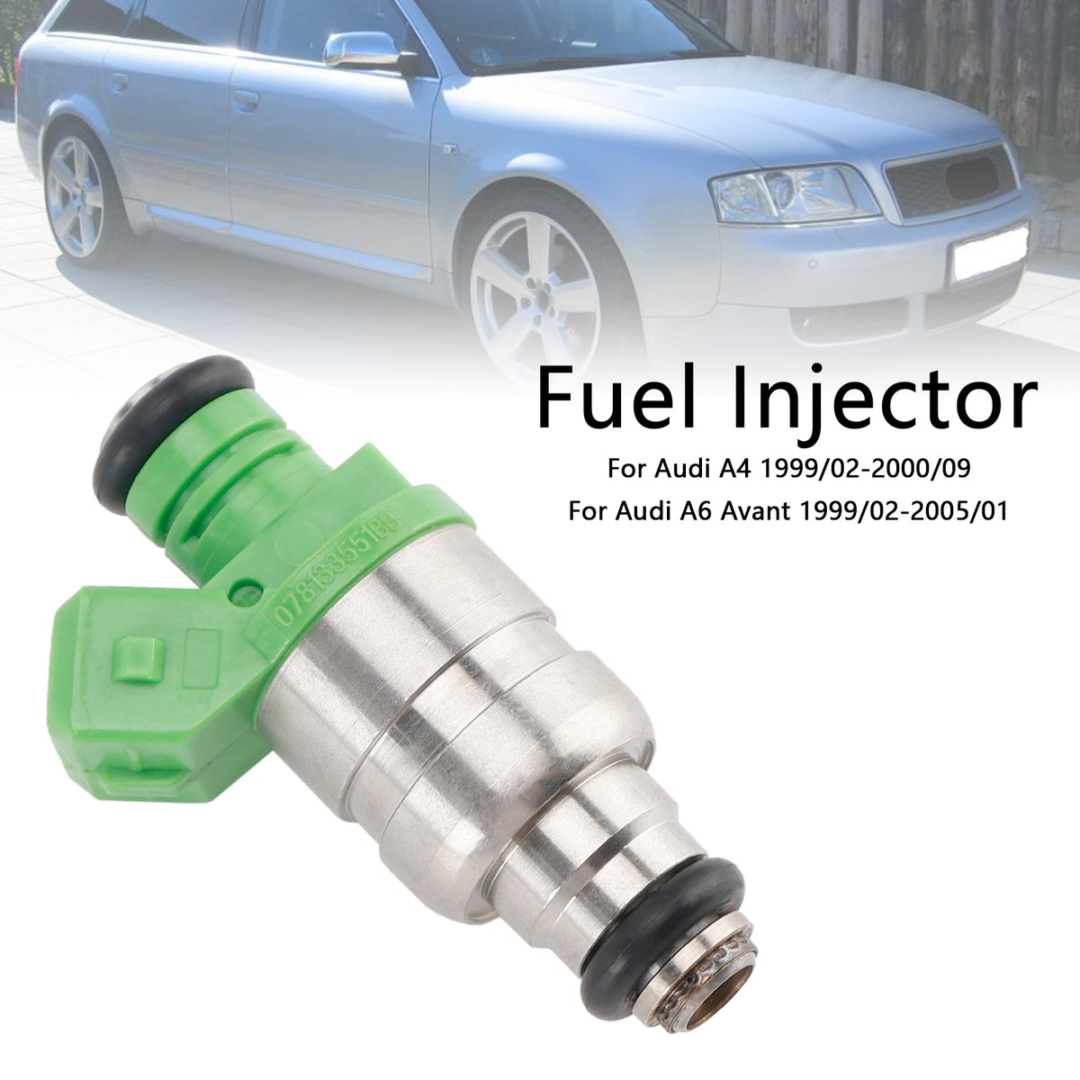 Audi A4 S4 A6 S6 Allroad 2.7L 1PCS Fuel Injector 078133551BB