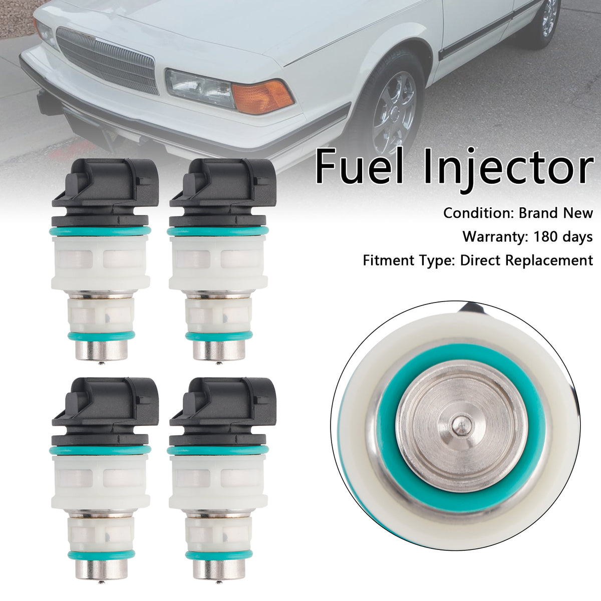 Chevy Cavalier Corsica Fit Buick Century 4PCS Fuel Injector 17111814