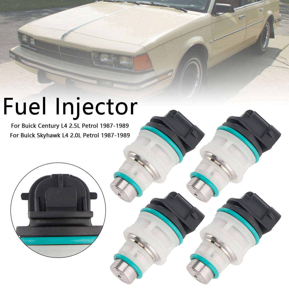 Chevy Cavalier Corsica Fit Buick Century 4PCS Fuel Injector 17111814