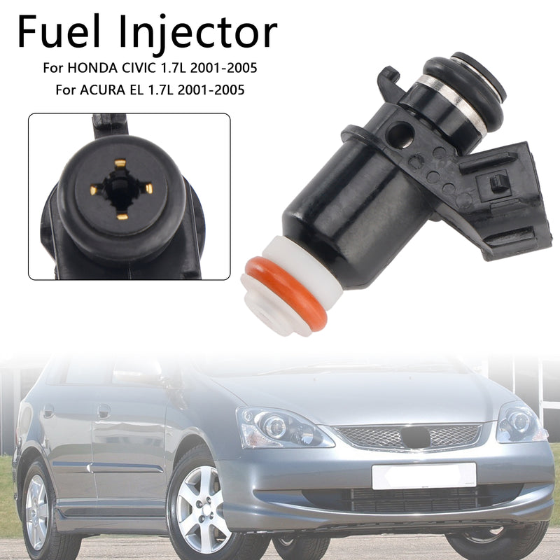 ACURA EL Fit Honda Civic 1.7L 2001-2005 1PCS Fuel Injector 16450-PLD-003