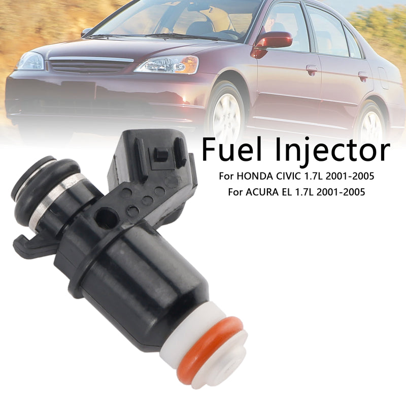 ACURA EL Fit Honda Civic 1.7L 2001-2005 1PCS Fuel Injector 16450-PLD-003