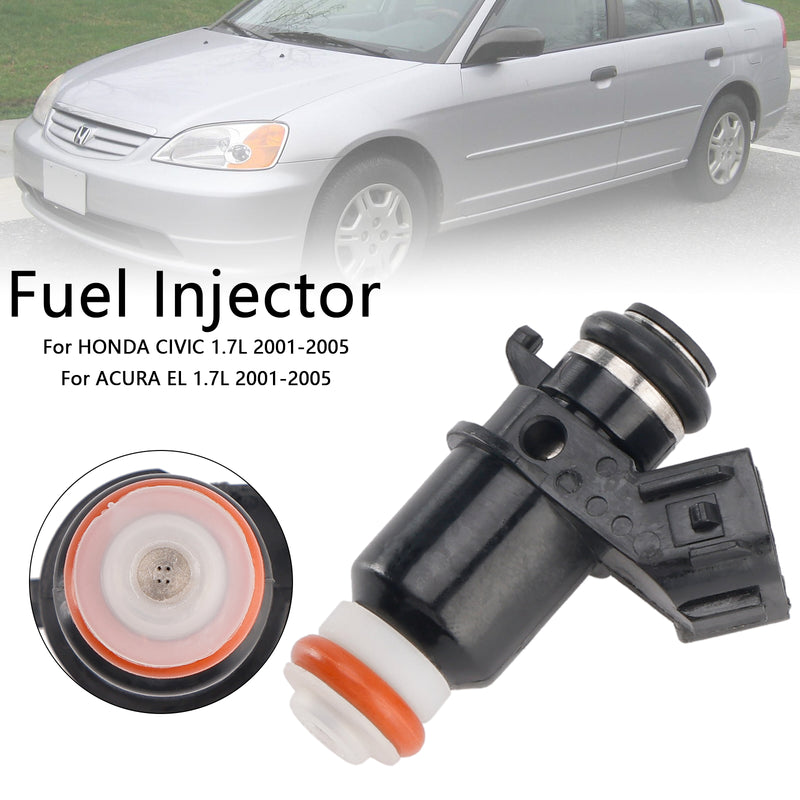 ACURA EL Fit Honda Civic 1.7L 2001-2005 1PCS Fuel Injector 16450-PLD-003