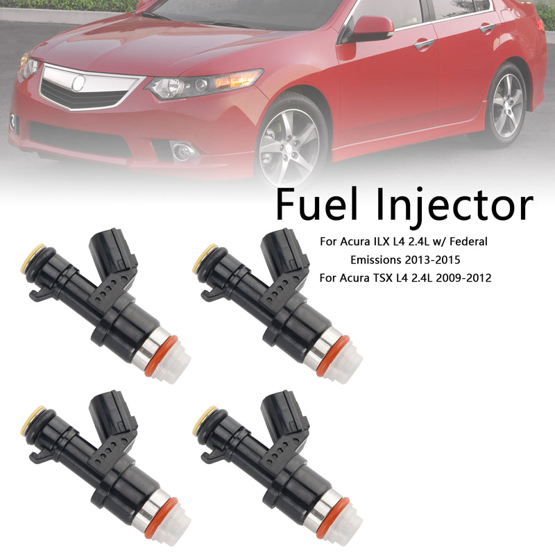 Honda Accord Civic CRV 2.4L 2008-2015 4PCS Fuel Injector 16450-R40-A01