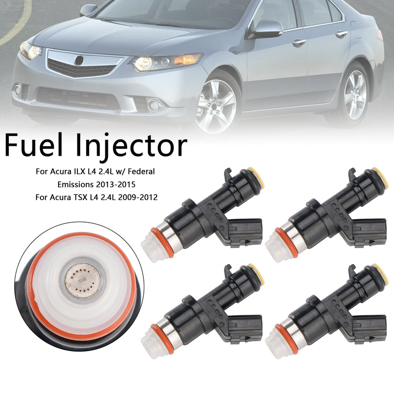 Honda Accord Civic CRV 2.4L 2008-2015 4PCS Fuel Injector 16450-R40-A01