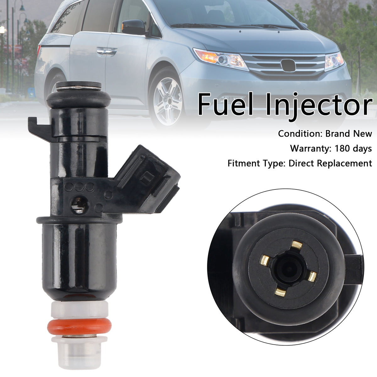 Honda MDX Tl Accord Pilot Fit Acura 1PCS Fuel Injector 16450-RCA-A01