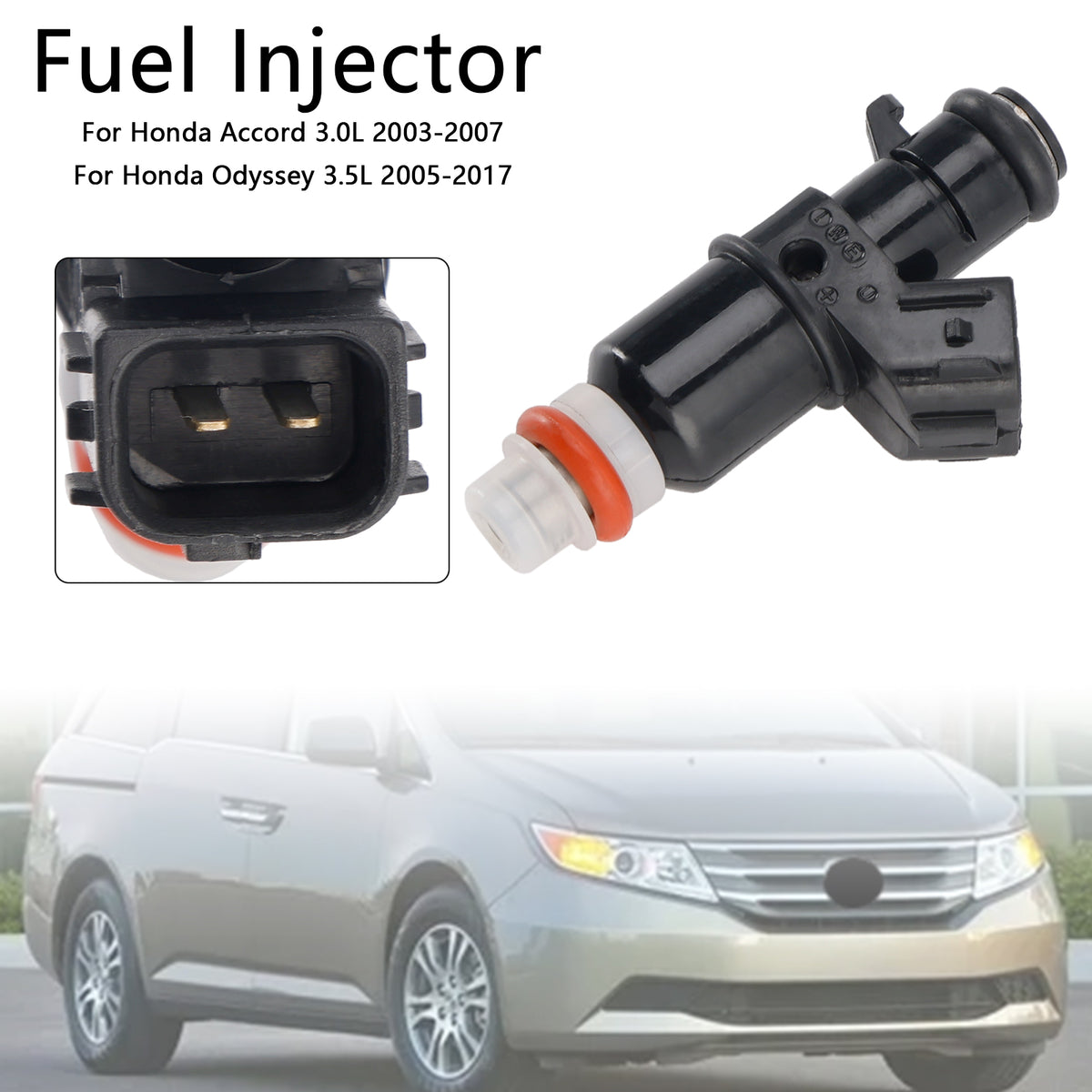 Honda MDX Tl Accord Pilot Fit Acura 1PCS Fuel Injector 16450-RCA-A01
