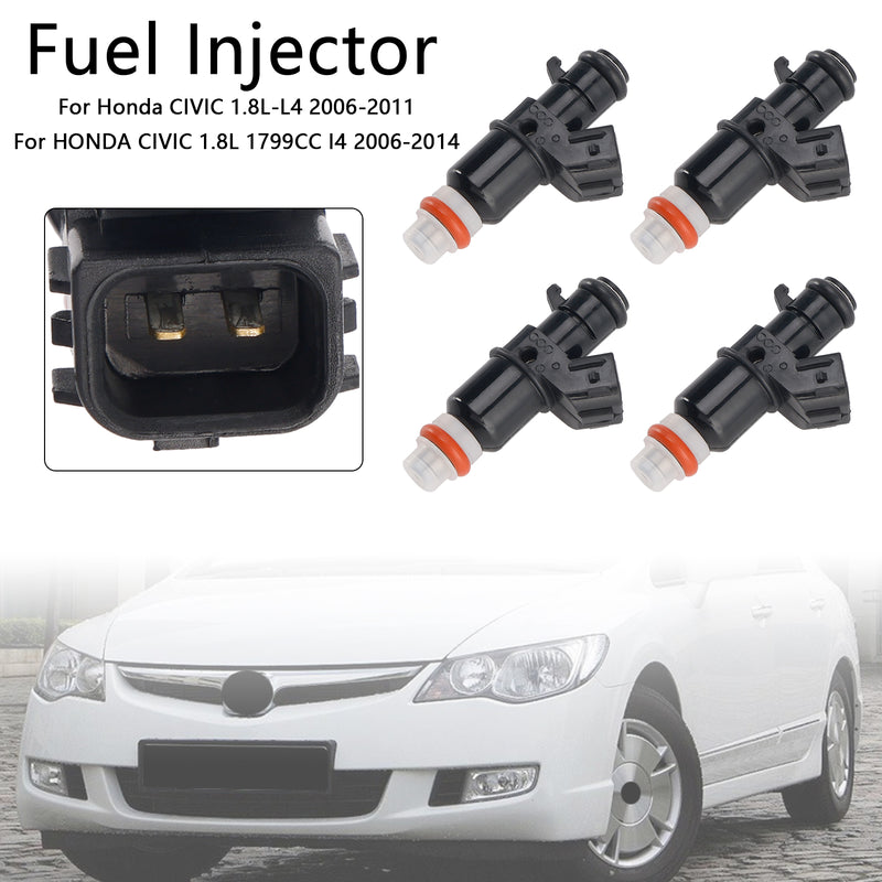 HONDA CIVIC 1.8L 2006-2014 MP4274 4PCS Fuel Injector 16450-PWC-J01