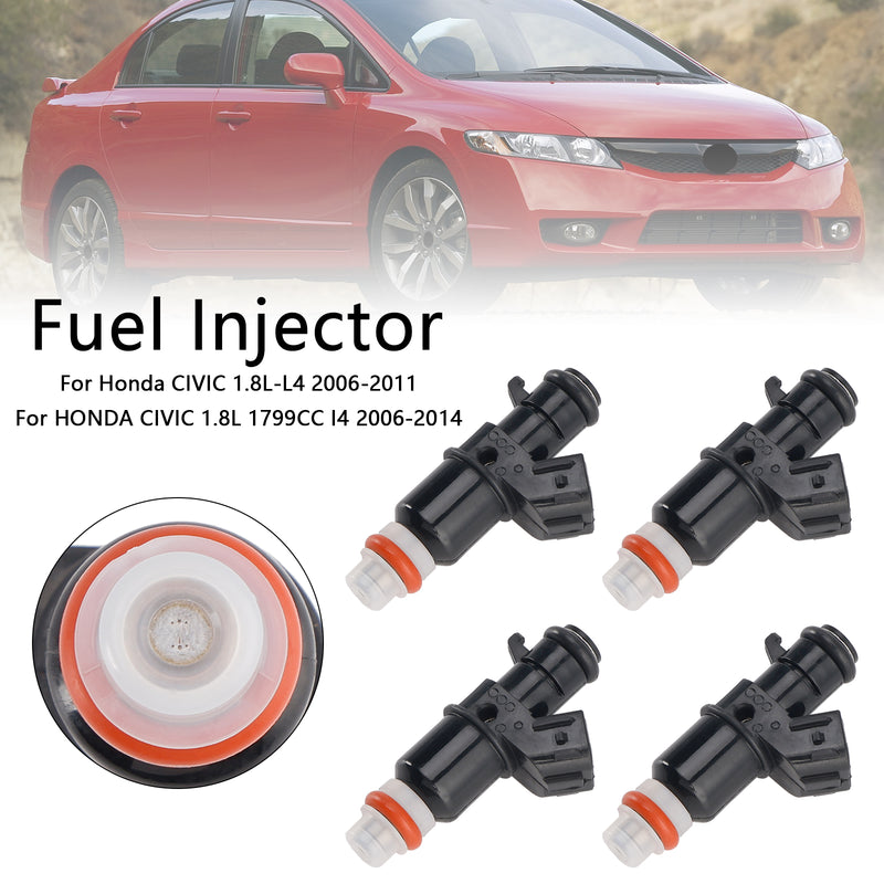 HONDA CIVIC 1.8L 2006-2014 MP4274 4PCS Fuel Injector 16450-PWC-J01