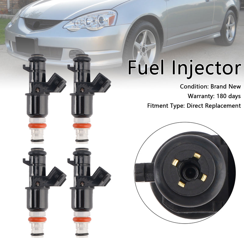 Acura RSX TYPE-S 2.0L 2002-2004 842-12290 4PCS Fuel Injector 16450-PRB-A01