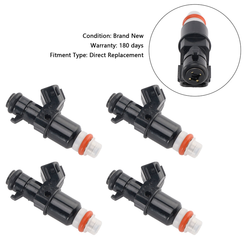 Honda Accord Civic Stream CRV Tourer 2.0L 4PCS Fuel Injector 16450-RZP-003