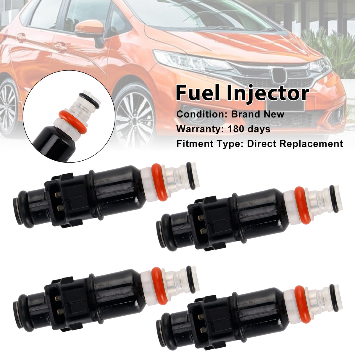 Honda Jazz MK3 Petrol 16450RB0003 4PCS Fuel Injector 16450-RB0-003