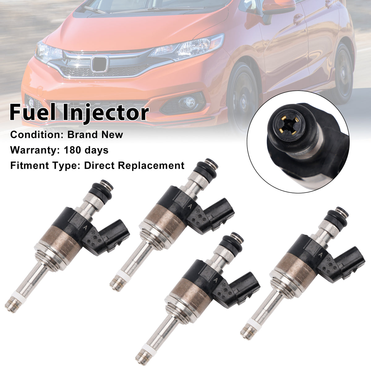 For Honda Fit 2015-2019 1.5L 4PCS Fuel Injector 16010-5R1-315