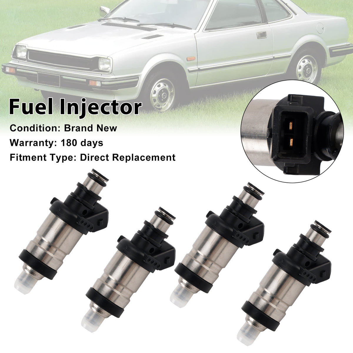 Honda Accord Prelude Civic 1990-1997 4PCS Fuel Injector 06164-P0A-000