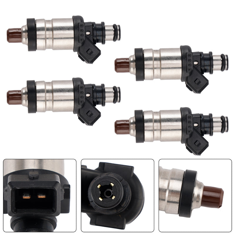 4PCS Fuel Injector 06164-P06-A01 Fit Civic Del Sol 1.5L 1.6L Integra 1.7L 1.8L