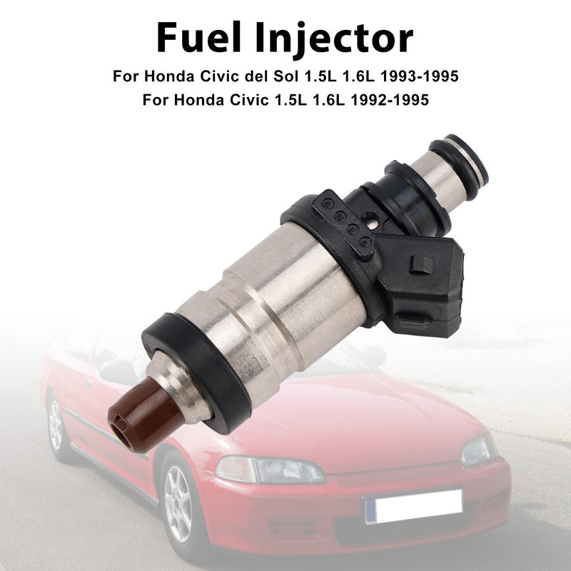 Civic Del Sol 1.5L 1.6L Integra 1.7L 1.8L 1PCS Fuel Injector 06164-P06-A01