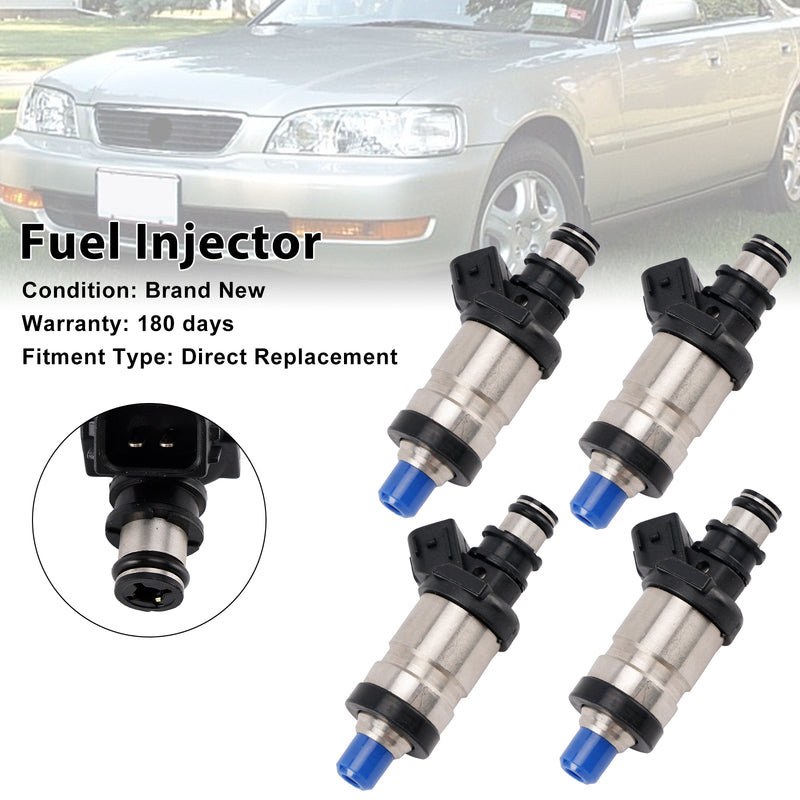Acura Integra TL GS GS-R LS RS 1996-2001 4PCS Fuel Injector 06164-P72-010