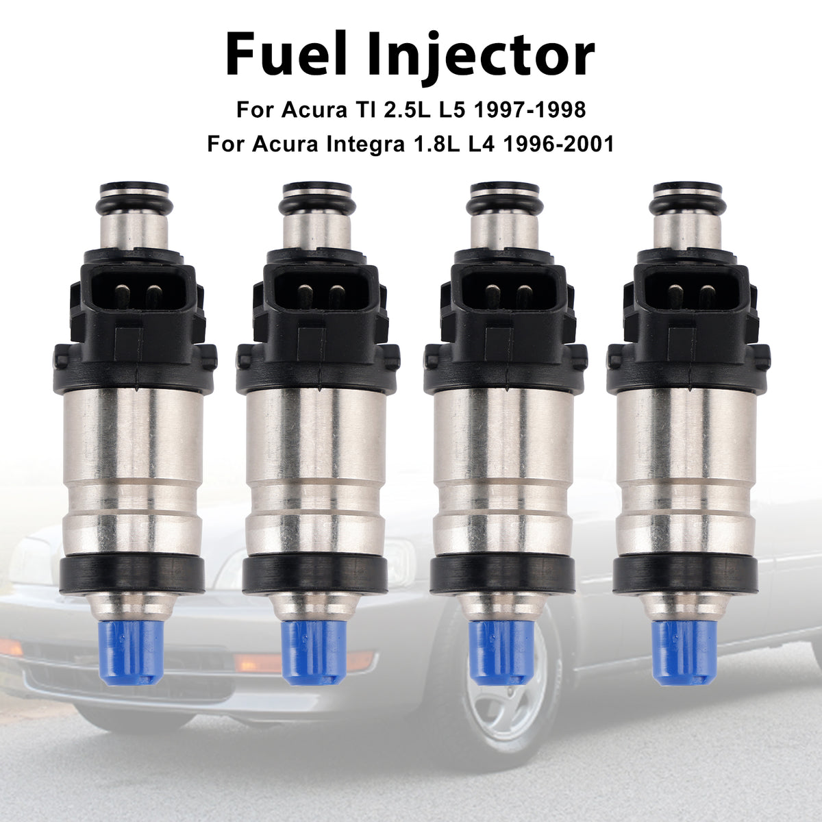 Acura Integra TL GS GS-R LS RS 1996-2001 4PCS Fuel Injector 06164-P72-010