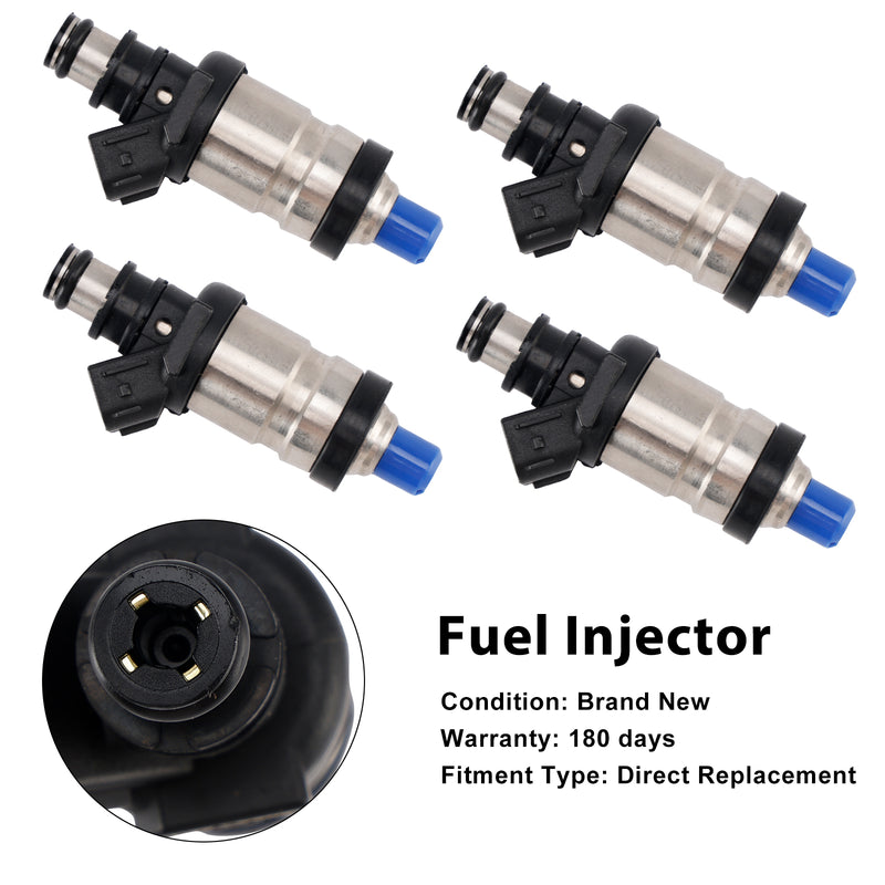 Acura Integra TL GS GS-R LS RS 1996-2001 4PCS Fuel Injector 06164-P72-010