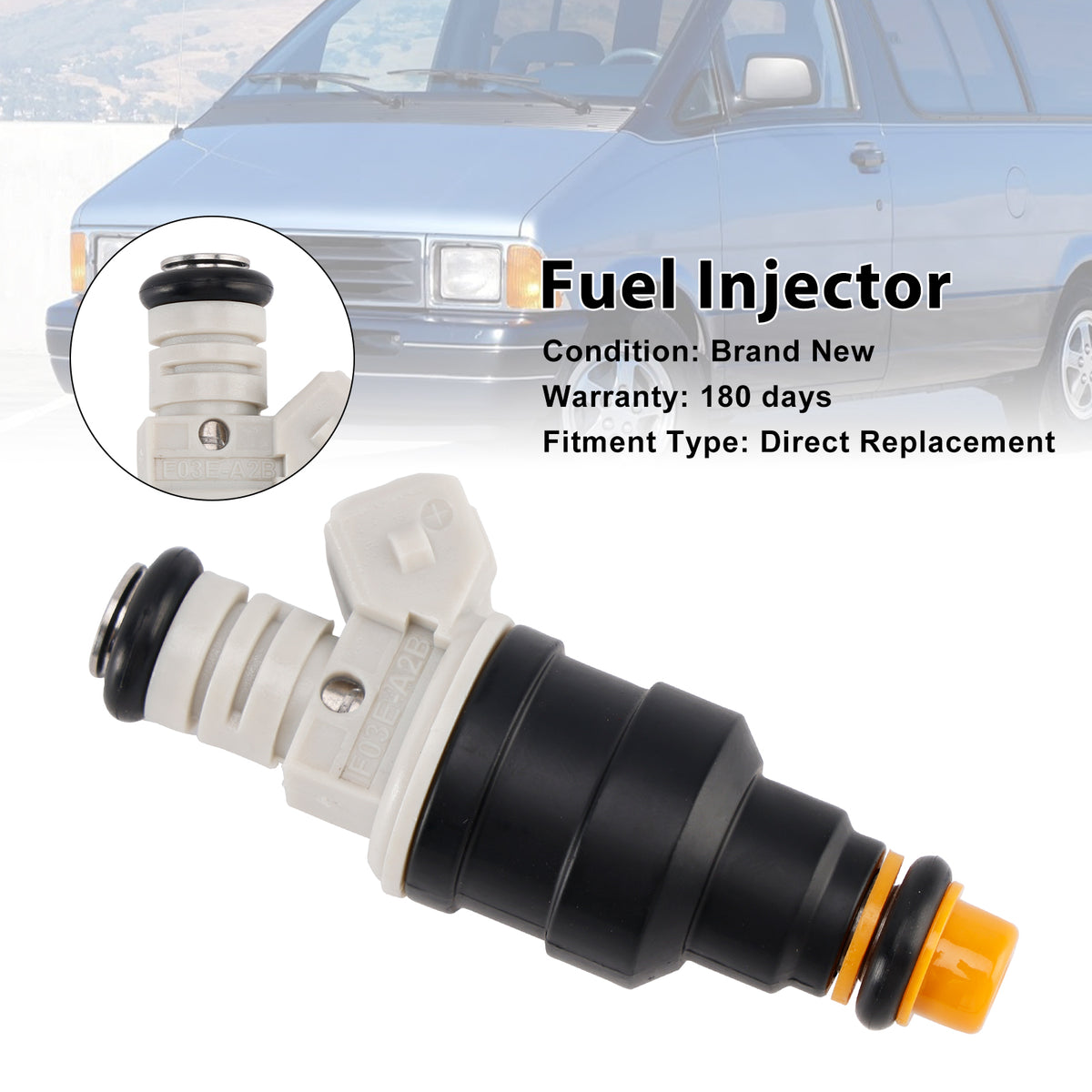 Ford Ranger 2.9L 3.0L 3.8L V6 1985-1997 F03E-A2B 1PCS Fuel Injector CM4670
