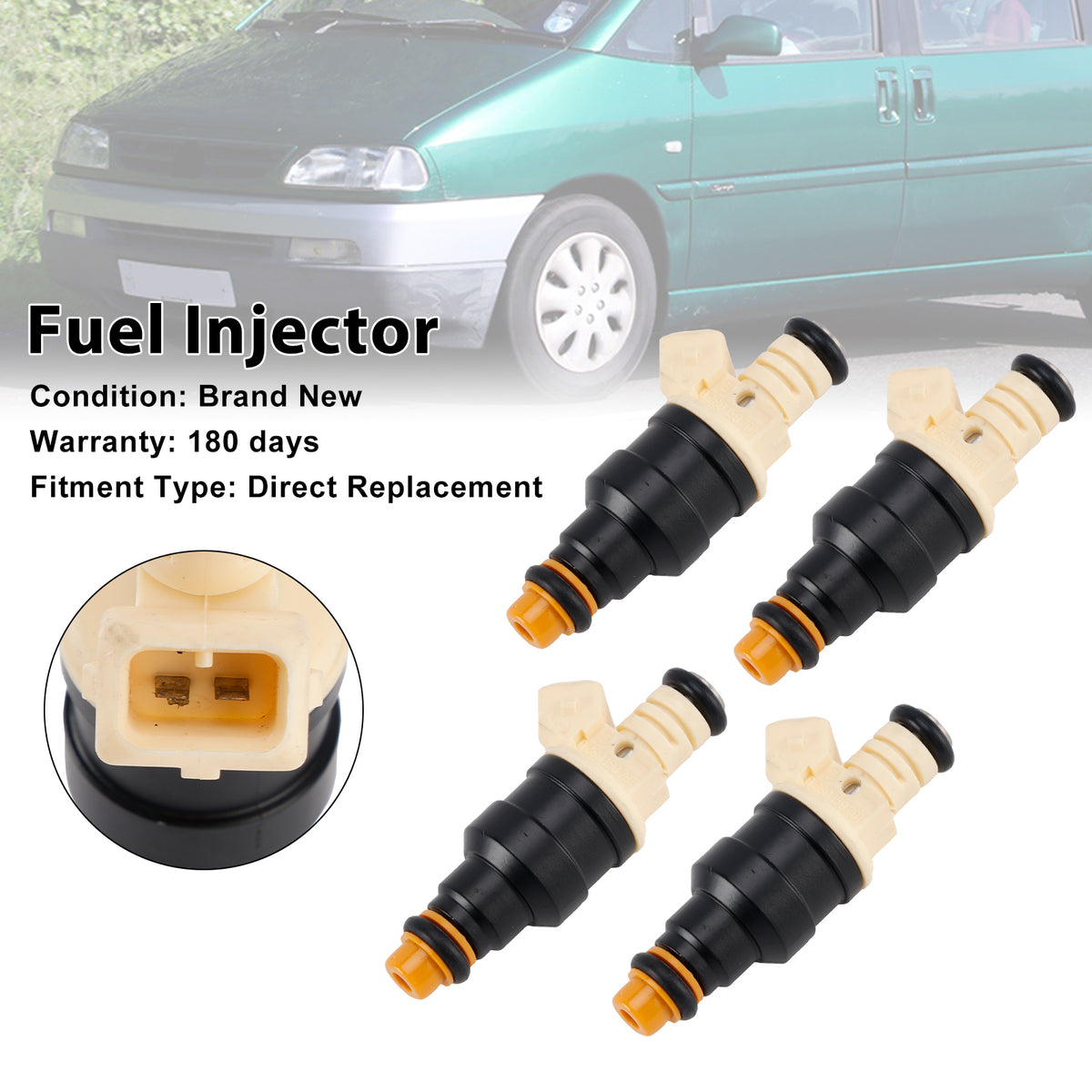 Ford Motorsport Escort RS Turbo Rst Beige 4PCS Fuel Injectors 0280150701
