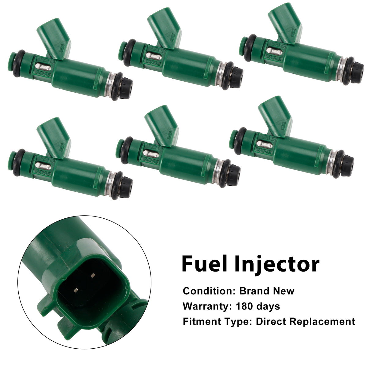 Jaguar X-Type 3.0L 2002-2008 V6 2.5L 1955004011 6PCS Fuel Injector 1X43-AB