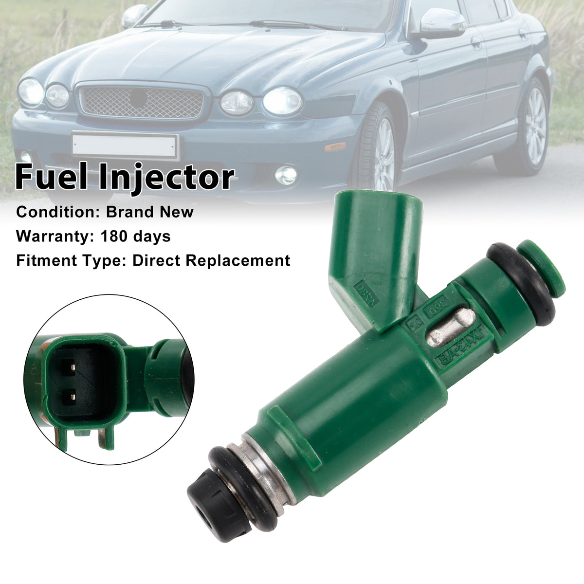 Jaguar X-Type 3.0L 2002-2008 V6 2.5L 1955004011 1PCS Fuel Injector 1X43-AB