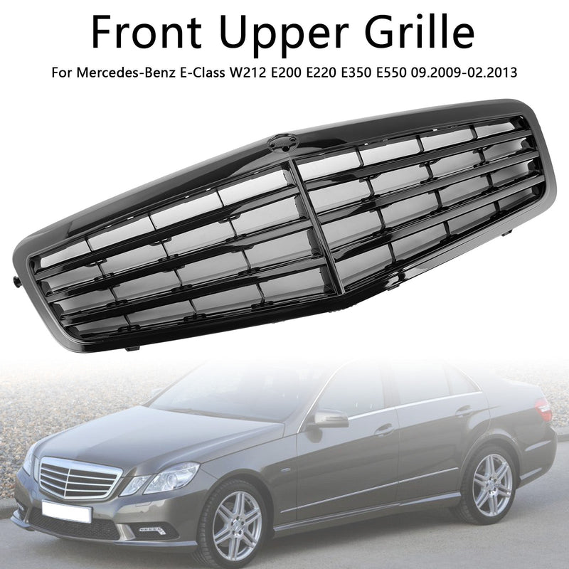 2010-2013 Mercedes-Benz E Class W212 E350 E550 Black Front Grille Grill