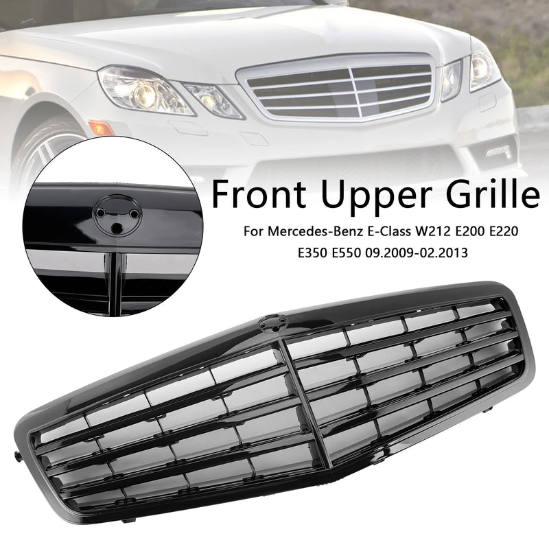 2010-2013 Mercedes-Benz E Class W212 E350 E550 Black Front Grille Grill