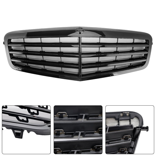2010-2013 Mercedes-Benz E Class W212 E350 E550 Black Front Grille Grill