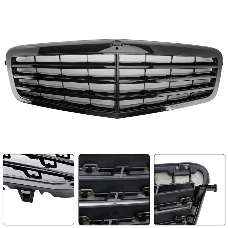 2010-2013 Mercedes-Benz E Class W212 E350 E550 Black Front Grille Grill