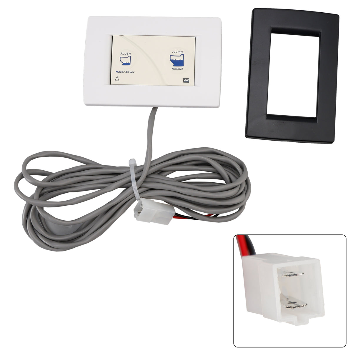 36387 Wall Switch for the Tecma RV Toilet Silence Plus- 2 Button Wall Switch