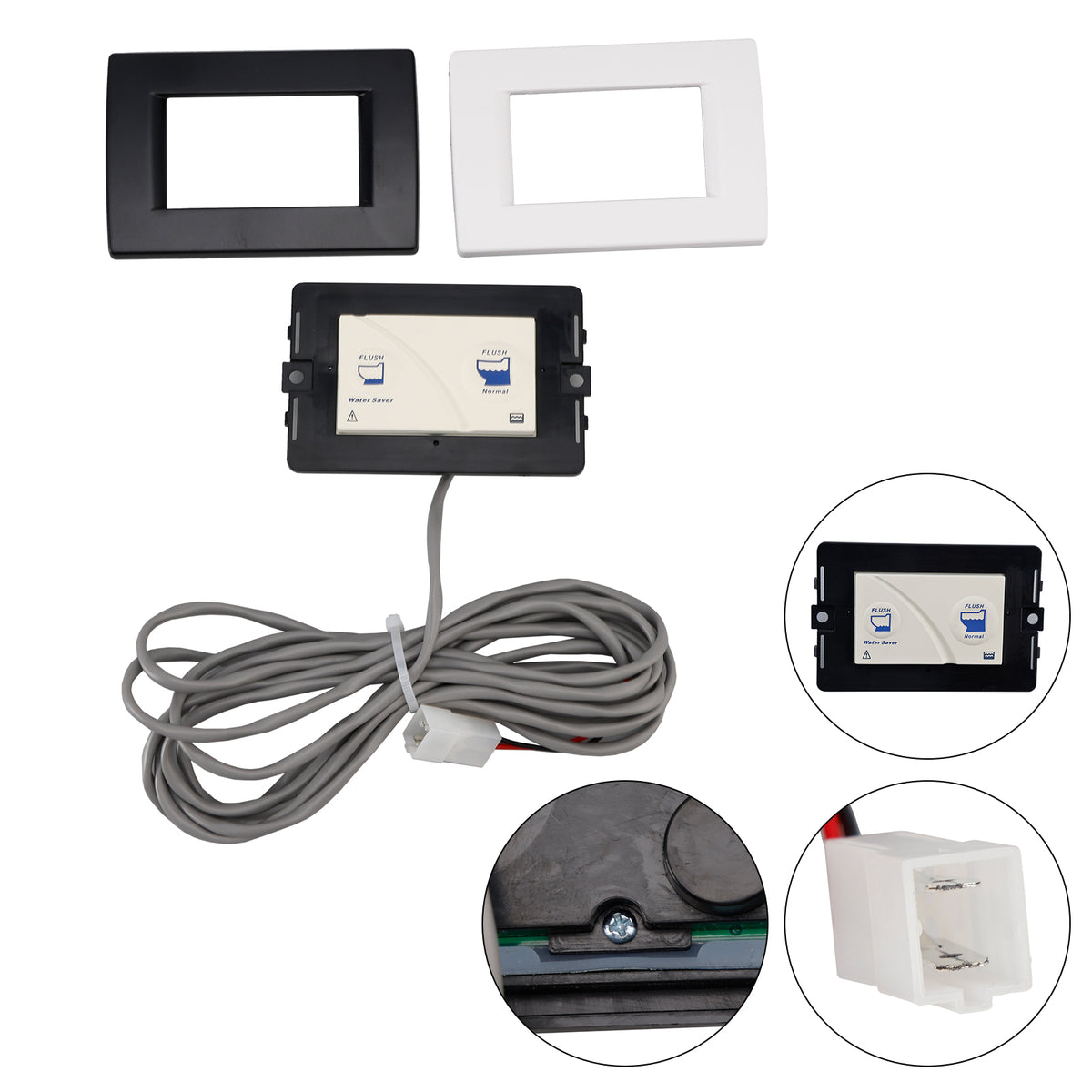 36387 Wall Switch for the Tecma RV Toilet Silence Plus- 2 Button Wall Switch