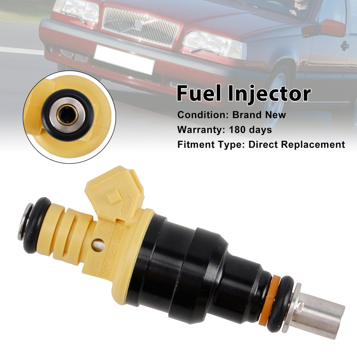 Volvo 850 2.4L 2.0L I5 1991-1997 852-12141 1PCS Fuel Injector 0280150779