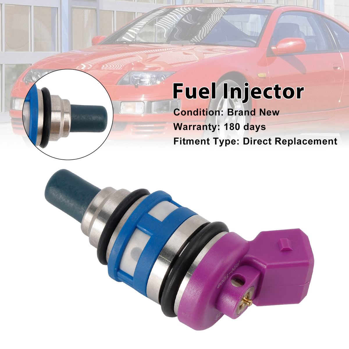 NISSAN Z32 1990-1994 300ZX Twin Turbo 1PCS Fuel Injector 16600-RR701
