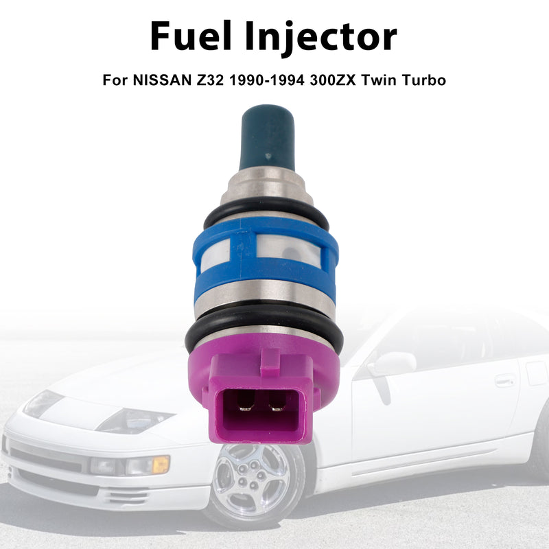 NISSAN Z32 1990-1994 300ZX Twin Turbo 1PCS Fuel Injector 16600-RR701