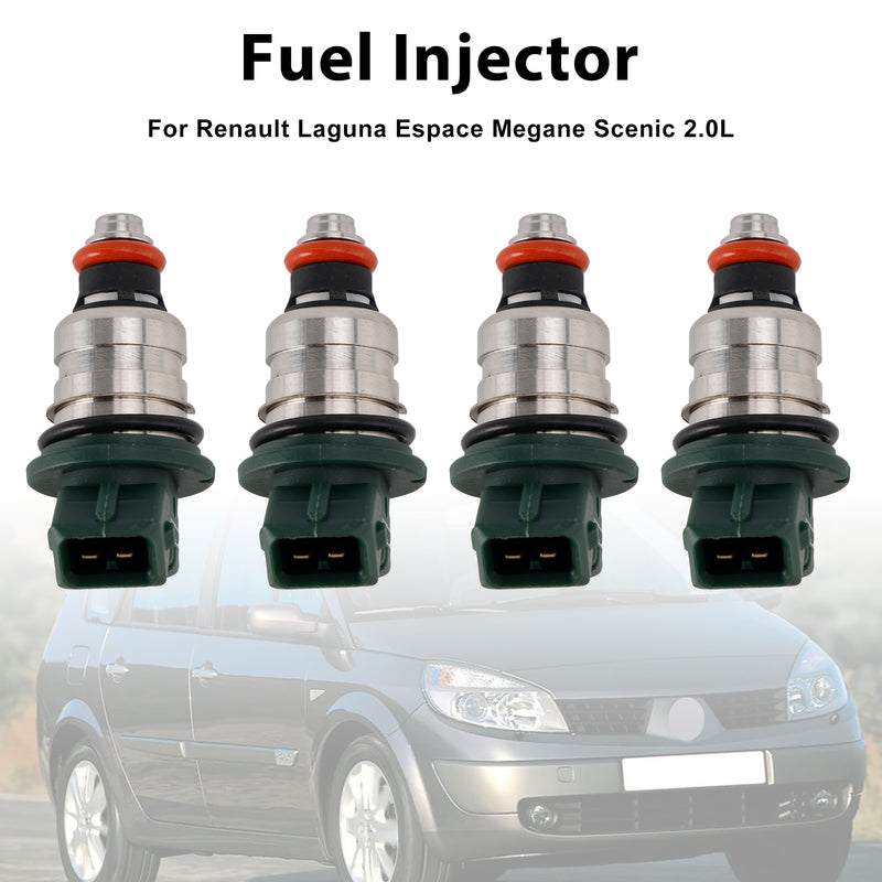 Renault Laguna Espace Megane Scenic 2.0L 4PCS Fuel Injector 7700867867