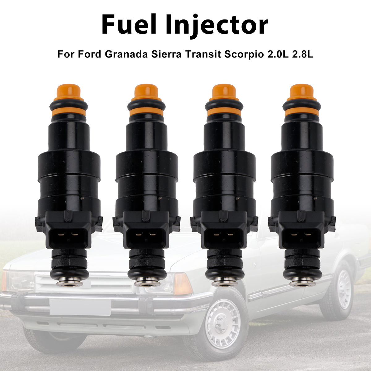 Ford Granada Sierra Transit Scorpio 2.0 2.8 4PCS Fuel Injector 0280150219