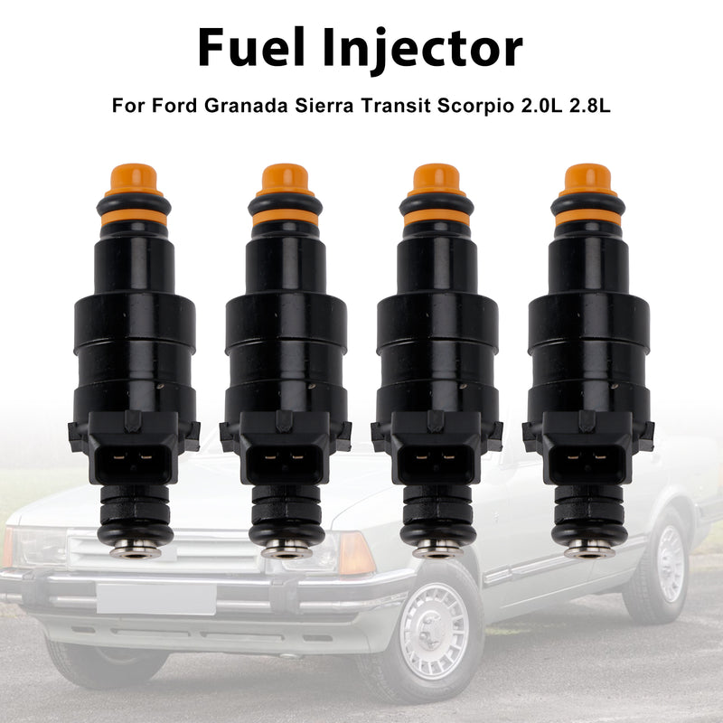 Ford Granada Sierra Transit Scorpio 2.0 2.8 4PCS Fuel Injector 0280150219