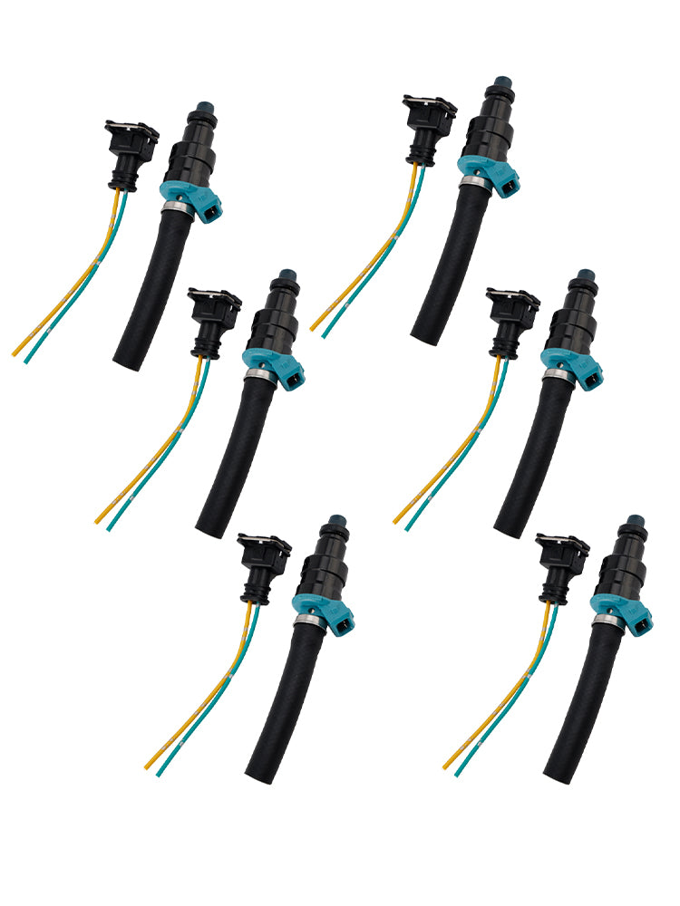 Mercedes-Benz 280SEL 450SE 280SEL 4.5L V8 6PCS Fuel Injector 0280150036