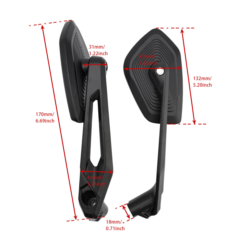 BMW R1200GS LC/ADV/R1250GS/GSA /R1250R 2013-2024 Mirror set Left & Right